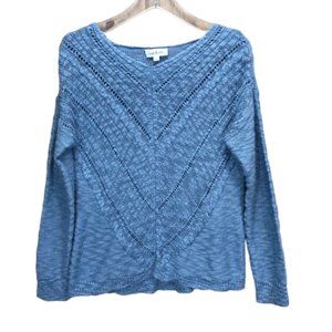 Cloud Chaser spring sweater blue size large